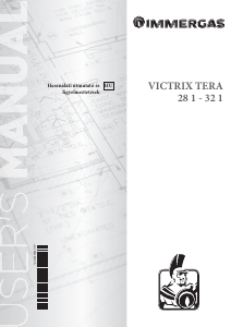 Használati útmutató Immergas Victrix Tera 28 1 Kazán központi fűtéshez
