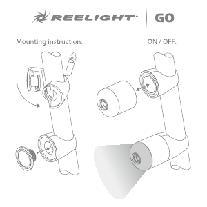 Manual Reelight GO Lumina bicicletă