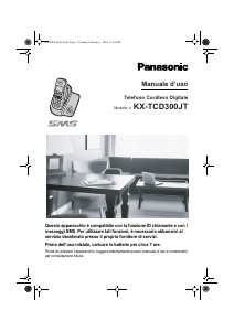 Manuale Panasonic KX-TCD300JT Telefono senza fili