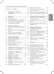 Mode d’emploi Philips 32PFL7332 Téléviseur LCD