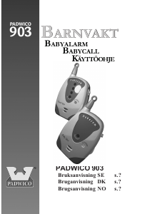 Bruksanvisning PADWICO 903 Babyvakt