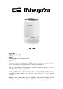 Manual Orbegozo DH 305 Dehumidifier