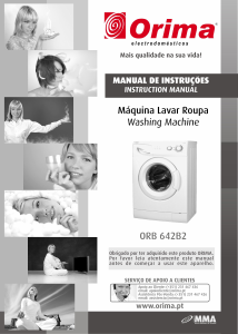 Handleiding Orima ORB 642B2 Wasmachine