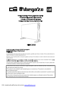 Manual Orbegozo REW 2050 Aquecedor