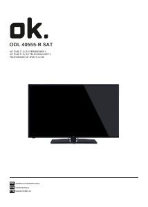 Bedienungsanleitung OK ODL 40555-B SAT LED fernseher