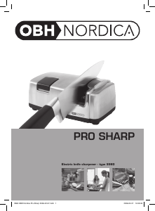 Käyttöohje OBH Nordica 9960 Pro Sharp Veitsenteroitin
