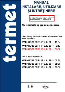 Manual Termet Windsor Plus - 30 Boiler pe gaz