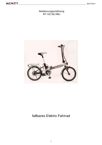 Bedienungsanleitung Monty EF-32Li Elektrofahrrad