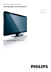Vadovas Philips 42PFL3605 Skystakristalis televizorius