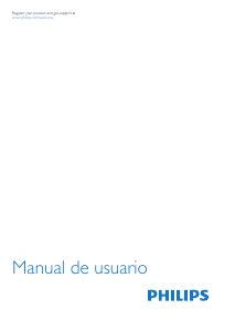 Manual de uso Philips 32PFK5509 Televisor de LED