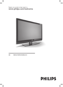 Bedienungsanleitung Philips 42PFL7782D LCD fernseher