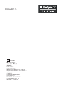 Mode d’emploi Hotpoint-Ariston H64IMC6A (W) FR Cuisinière