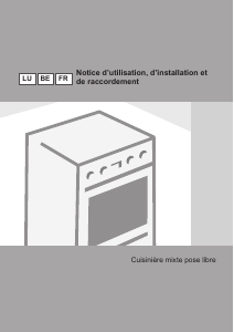 Mode d’emploi Gorenje K63236AW Cuisinière