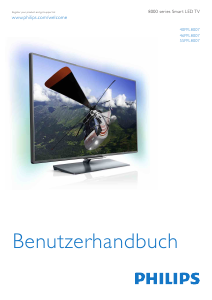 Bedienungsanleitung Philips 40PFL8007 LED fernseher