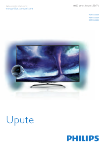 Priručnik Philips 40PFL8008K LED televizor