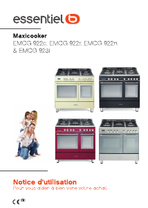Mode d’emploi Essentiel B EMCG 922c Cuisinière