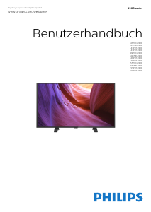 Bedienungsanleitung Philips 43PUK4900 LED fernseher