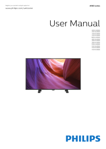 Manual Philips 43PUK4900 LED Television