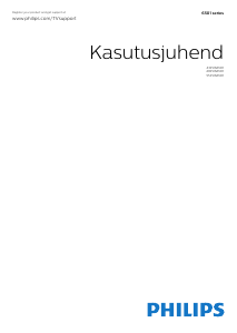 Kasutusjuhend Philips 43PUS6501 LED-teler