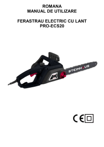 Manual Steinhaus PRO-ECS20 Ferăstrăul cu lanţ