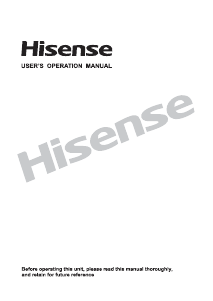 Handleiding Hisense WFQY9014EVJM Wasmachine