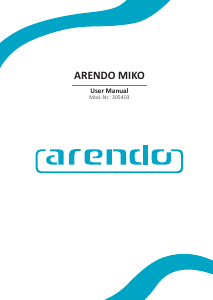 Handleiding Arendo 305403 Miko Staafmixer