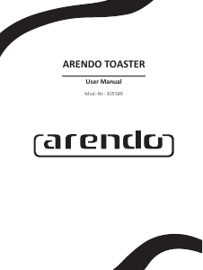 Bedienungsanleitung Arendo 305589 Frukost Toaster