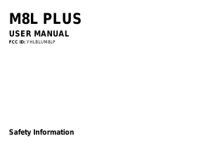 Manual BLU M8L Plus Mobile Phone