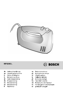Instrukcja Bosch MFQ36300 Mikser ręczny
