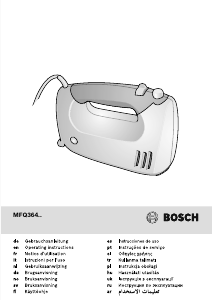 Manual Bosch MFQ36460 Misturador da mão