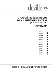 Mode d’emploi Deville ELYM36T Elymatic Chaudière chauffage central