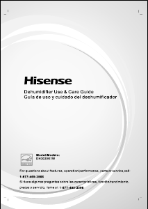 Handleiding Hisense DH3020K1W Luchtontvochtiger