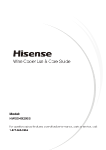 Manual Hisense HWS54029SS Wine Cabinet