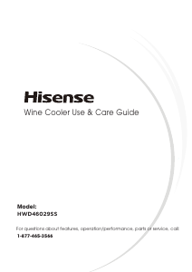 Manual de uso Hisense HWD46029SS Vinoteca