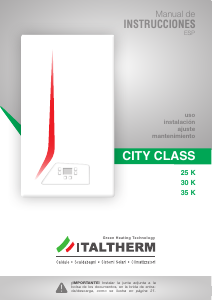 Manual de uso Italtherm City Class 25 K Caldera de calefacción central