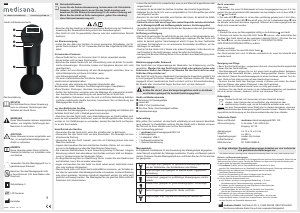 Manuale Medisana MG 150 Massaggiatore