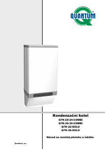 Manuál Quantum Q7K-36-30-COMBI Kotel pro centrální vytápění