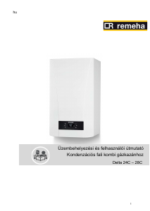 Használati útmutató Remeha Delta 28C Kazán központi fűtéshez