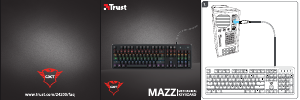 Bruksanvisning Trust 24200 Mazz Tastatur