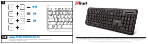 Bruksanvisning Trust 24332 Tastatur