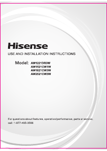 Handleiding Hisense AW1221DR3W Airconditioner