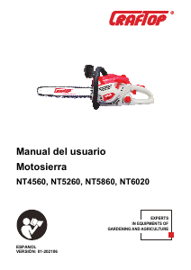 Manual de uso Craftop NT4560 Sierra de cadena