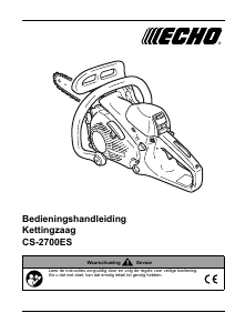 Handleiding Echo CS-2700ES Kettingzaag