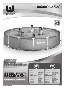 Manual Bestway BW56050 Steel Pro Swimming Pool