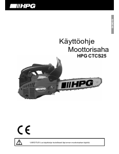Käyttöohje HPG CTCS25 Ketjusaha