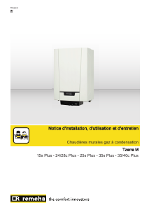 Mode d’emploi Remeha Tzerra M 35/40c Plus Chaudière chauffage central