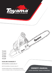 Manual de uso Toyama TCS53F Sierra de cadena