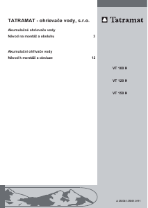Manuál Tatramat VT 100 H Bojler