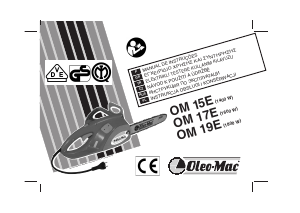 Kullanım kılavuzu Oleo-Mac OM 19E Motorlu testere