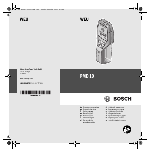 Manual de uso Bosch PMD 10 Multímetro